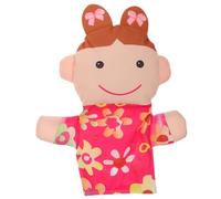 FUNOMOCYA Marionnette à Main Fille en Peluche pour Tout-Petits 2-4 Ans, Éducatif Interactif Familial, Accessoire de Spectacle et Histoire, Présent Anniversaire Garçon et Filles