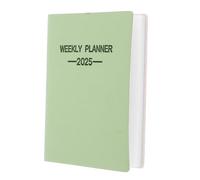 FUNOMOCYA Mini Agenda Poche Hebdomadaire Vert PU Planificateur Semainier Mois Format pour École et Maison