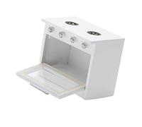 FUNOMOCYA Mini Jouets de Cuisine Mini poêle pour la Maison de poupée poêle Miniature Meuble de Cuisine Miniature Chef Kitchen Minature en Bois Blanche