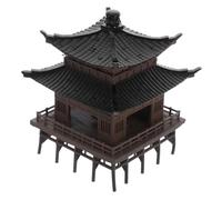 FUNOMOCYA Miniature Pavilion Décor pour Aquarium et Jardin Zen Sculpture Inspirée de Architecture Chinoise Ancienne Décoration pour Bureau Salon et Aménagement Aquarium