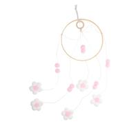 FUNOMOCYA Mobile Berceau Décoration Suspendue Chambre Garçon Fille Sonnet Fleur Laine Douce Apaisant pour Garçon Fille et Boutique Vêtements