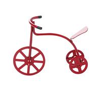 FUNOMOCYA Modèle de Voiture de poupée Petit intérieur Décor de Chambre Mignon Décorer Maison de poupées modèle de Tricycle Tricycle Rouge