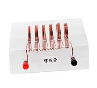 FUNOMOCYA Modèle Éducatif de Solénoïde pour Expérience de Recherche Éveil pour Garçon Fille Matériel Pédagogique Cuivre et Plastique Stimule la Curiosité et Développe Analyse