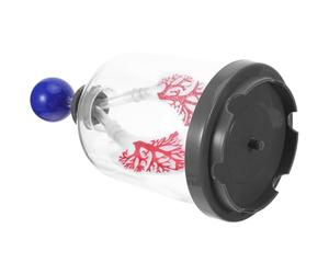 FUNOMOCYA Modèle Pulmonaire Éducatif Mouvement du Diaphragme, Démonstration du Flux D’air, Matériel Pédagogique Bleu Compact pour Enseignement Physiologie et Expériences Scientifiques