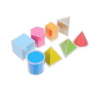 FUNOMOCYA Modèles Géométriques Pliables Plastique Outils Apprentissage Mathématiques pour Manipulatifs Préscolaires pour Calcul de Surface et Visualisation