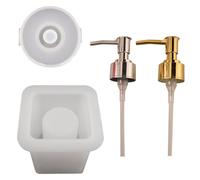 FUNOMOCYA Moule en Silicone DIY pour Bouteille, Non Adhérent, Réutilisable | Résine et Savonnette, Usage Maison Près de L’évier, Compatible Shampooing et Liquide