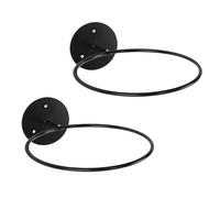 FUNOMOCYA Noir de Ballons de Basketball pour Rangement en Fer Support Mural | Fixation Pré-percée, Présentation Décorative, Adapté aux Ballons Médicinaux, Chambre D’garçon Fille, Comptoir de Magasin