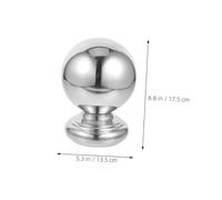 FUNOMOCYA Ornamental Metal Fence Finial Ball Hollow Decorative Cap Practical Topper Easy Installation Decoration