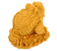 FUNOMOCYA Ornements De Doré Grenouille Pot De Fleur Bec De Fontaine D'étang Chinois Décoration De Grenouille en Étang De Jardin Porte- Plastique Golden