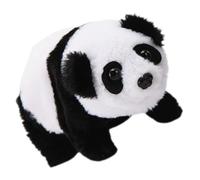 FUNOMOCYA Panda Électrique Rampant en Peluche pour Garçon et Filles Peluche Panda Douce et Interactive sans Pile Animaux Amusant pour Apprentissage Motricité et Présent d'anniversaire
