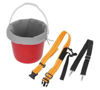 FUNOMOCYA Panier à Fruits Portable avec Bandoulière Réglable Seau Plastique Doublé Protecteur pour Récolte de Myrtilles Cerises et Prunes au Jardin Accessoire Pratique pour Cueillette