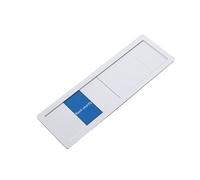 FUNOMOCYA Panneau D'état de Porte Coulissant en Acrylique pour Bureau Bande Adhésive Double-face et Dos Magnétique, Indicateur de Salle Occupée pour Télétravail