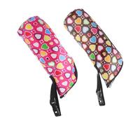 FUNOMOCYA Paquet Isotherme pour Biberons 2pcs en Polyester Design à Fermeture Éclair et Attache Poignet, Voyage en Extérieur des Bébés