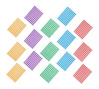 FUNOMOCYA Pastilles Adhésives Rondes Autocollantes 16 Mm Couleur Mixte 20 Feuilles 88 Étiquettes Par Feuille Pour Organisation Scolaire Bureau Et Usage Quotidien