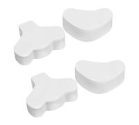 FUNOMOCYA Patchs Nettoyants pour Menton et Nez - 2 Boîtes de 400 Pièces en Coton Blanc - Nettoyage Précis des Zones Problématiques, Soins Visage pour Femmes, Nettoyage des Pores Profonds