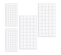 FUNOMOCYA Pâte Adhésive Amovible Double Face Transparente 200 Pièces sans Trace, Points Adhésifs pour Décoration de Fête, Bricolage, Collage Multi-surface