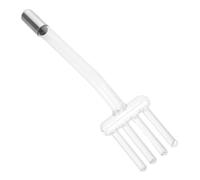 FUNOMOCYA Peigne en Verre pour Haute Fréquence, Accessoire Électrique Portable à Dents Larges de Râteau, Poignée Ergonomique Antidérapante pour Usage Domestique