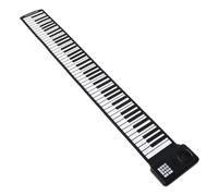 FUNOMOCYA Piano Pliable Silicone Touches Portable avec Haut-parleur Intégré Clavier Électronique à Enrouler Alimenté par Piles pour Débutants et Voyage