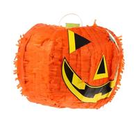 FUNOMOCYA Piñata Citrouille Décoration Halloween Festive Papier Sûr Jeu Interactif pour Anniversaire et Réunions Familiales Support Bonbons Colorés Ornement Ludique pour Chambre et