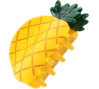 FUNOMOCYA Pince à Cheveux Accessoire Cheveux en Acétate de Cellulose Mignonne Jaune Forme Ananas Tenue Sécurisée et Style Féminin Versatile pour Femmes