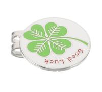 FUNOMOCYA Pince Clip Marqueur Balle de Golf Trèfle Métal pour Casquette Visor et Porte-Accessoires pour Golfeurs