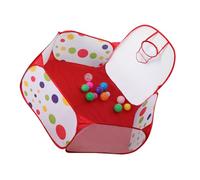 FUNOMOCYA Piscine à Balles Pliable avec Panier de Basket Éducatif Polyester pour Garçon Fille Espace de Jeu Sécurisé pour Tout-Petits Stimulation des Couleurs et Formes