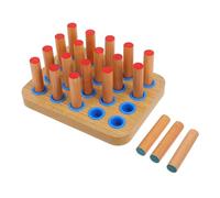 FUNOMOCYA Planche de Rééducation Bois pour Renforcement des Doigts et Coordination Main Oeil Exerciseur de Doigt pour Réhabilitation des Patients Entraîneur de Préhension et Motricité Fine