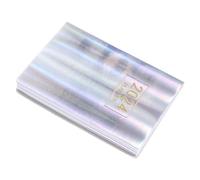 FUNOMOCYA Planificateur de Poche Argenté Carnet Multi-fonction Académique pour Bureau et Maison Agenda Hebdomadaire pour Étudiants et