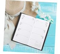 FUNOMOCYA Planificateur Hebdomadaire Bleu Espagnol Cahier Organisation Semainier Carnet Agenda pour Études et Meetings Bloc-notes Simple pour Gestion Du