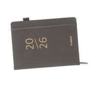 FUNOMOCYA Planner Vertical Daily Weekly Monthly Organizer Notebook With Faux Leather Cover For Business Travel And Personal Scheduling