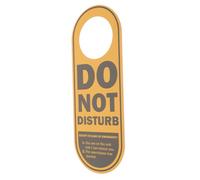 FUNOMOCYA Plaque de Porte Double Face Veuillez Signe Suspendu pour Chambre pour Indiquer et Accès Restreint