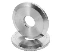 FUNOMOCYA plaque de serrage de broche pratique, plaque de serrage pour scie circulaire, 1 paire, en alliage argenté, pour lame de scie, travail du bois