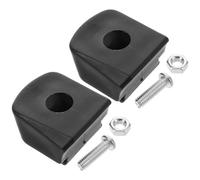 FUNOMOCYA Plaquettes de Frein en Caoutchouc Noir Accessoires Indispensables 2pcs Frein Antidérapant pour Patins à roulettes Inline et Quad pour Patinage Sécurisé