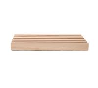 FUNOMOCYA Plateau de Rangement en Bois Massif pour Dominos 20X10X2 CM Support Antidérapant et Organiseur Polyvalent pour Jeux de Société Porte-Cartes et Pièces pour Parties Familiales