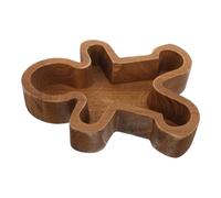 FUNOMOCYA Plateau de Service Forme Bonhomme Plateau Apéritif Noël pour Charcuterie Desserts Fruits et Snacks Décoration Festive Maison