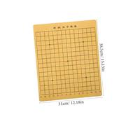 FUNOMOCYA Plateau Déchecs Bois pour Xiangqi et Gobang Surface Lisse Accessoire de Jeu Polyvalent pour Maison