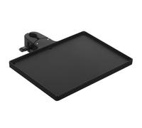 FUNOMOCYA Plateau Porte-microphone Noir En Plastique, Support De Table Ajustable Compatible Trépied, Bords Surélevés Antidérapants Pour Streaming, Concerts Et Enregistrement Professionnel