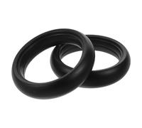 FUNOMOCYA Pneu de Poussette 5 Pouces en Caoutchouc Lisse Roue Avant et Arrière pour Bébé Pneu de Rechange Léger et Solide Maniabilité Optimale pour Promenade en Parc