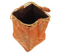 FUNOMOCYA Pochette de Rangement à Cordon Brodée de Rangement Portable pour Bonbons Bijoux Objets Divers Compacte pour Organisation Maison