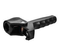 FUNOMOCYA Poignée de Canne en Plastique Noir Compatible Tube 22 Mm, Accessoire de Canne Tendance, Conçue pour Suite à une Chirurgie, Aide à la Mobilité en Extérieur