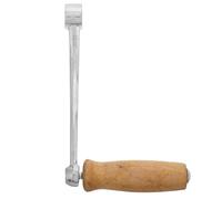 FUNOMOCYA Poignée de Hachoir à Viande Manuel en Bois Naturel Manivelle Compatible Moulin à Viande 46 Accessoire Robuste Cuisine Domestique Maniement Confortable et Gain D’Énergie