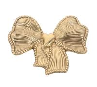 FUNOMOCYA Poignée de Tiroir en Laiton Doré en Forme de Nœud, Petite Poignée Décorative pour Meubles, Kit Boutons de Tiroir Vintage pour Commode, Armoire Cuisine, Quincaillerie Élégante