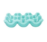 FUNOMOCYA Porte-œufs Céramique à Emplacements Organisateur Pour Réfrigérateur Et Cuisine Support Décoratif Pour Rangement Optimal Œufs Porcelaine