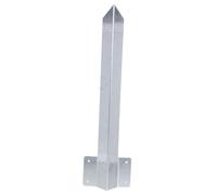 FUNOMOCYA Post Anchor Ground Spike Acier Galvanisé Support Renforcé pour Poteaux de Clôture et Fixation de Jardinières Piquet de Stabilisation Robuste pour Jardin Extérieur et Pelouse