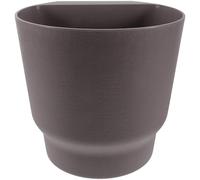 FUNOMOCYA Pot Suspendu Balcon Gris Petit Jardinière pour Rambarde Résistante et Pratique pour Succulentes et Orchidées Usage Intérieur et Extérieur