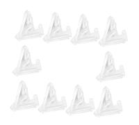 FUNOMOCYA Présentoir 10 Pièces Support Transparent Pièces En Plastique Support En Plastique Présentoir De Jetons De Support De Cartes D'Affichage Support De Plaque Transparent
