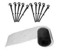 FUNOMOCYA Protecteur de débris pour de gouttière Grille de de gouttière Anti-bouchage en polypropylène Noir pour gouttières et de toit