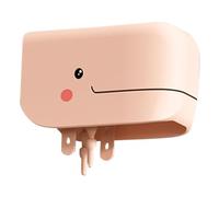FUNOMOCYA Protecteur de Robinet de Bain Garçon Fille Silicone avec Motif Baleine Cache Robinet sécurisé pour Garçon Fille Protection de Bain Couleur Abricot Installation Facile