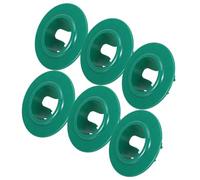 FUNOMOCYA Protection Complète pour Tête D'arroseur Automatique en Plastique Vert, Lot de 6 Pièces, pour L'irrigation Extérieure en Hiver