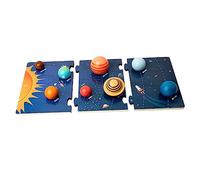 FUNOMOCYA Puzzle Éducatif Bois Spatiales Jeu Association pour Garçon Fille Développement Cognitif et Mémoire